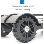 折りたたみ輸送トロリー アルミニウム鉄製折りたたみハンドトラック ポータブル手荷物トロリー 軽量ハンドトラック カラー 2